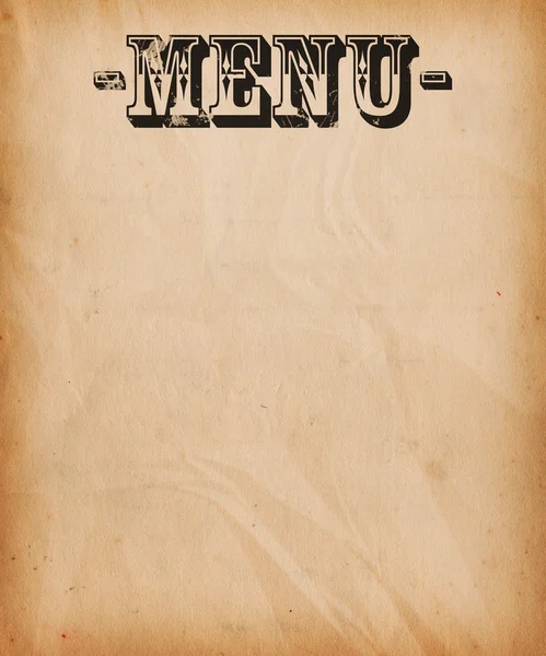 Fundo do menu vintage — Fotografia de Stock
