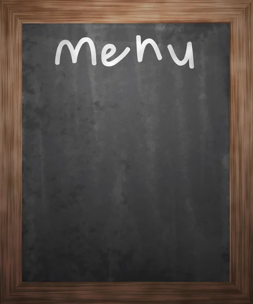 Tablica tło menu — Zdjęcie stockowe