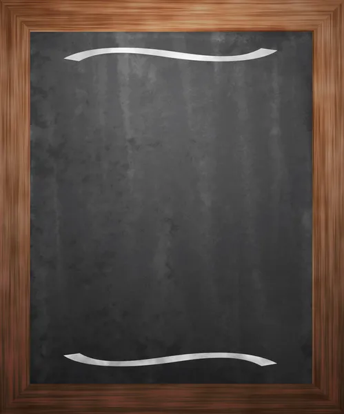 Menu Blackboard Background — Stock Photo, Image