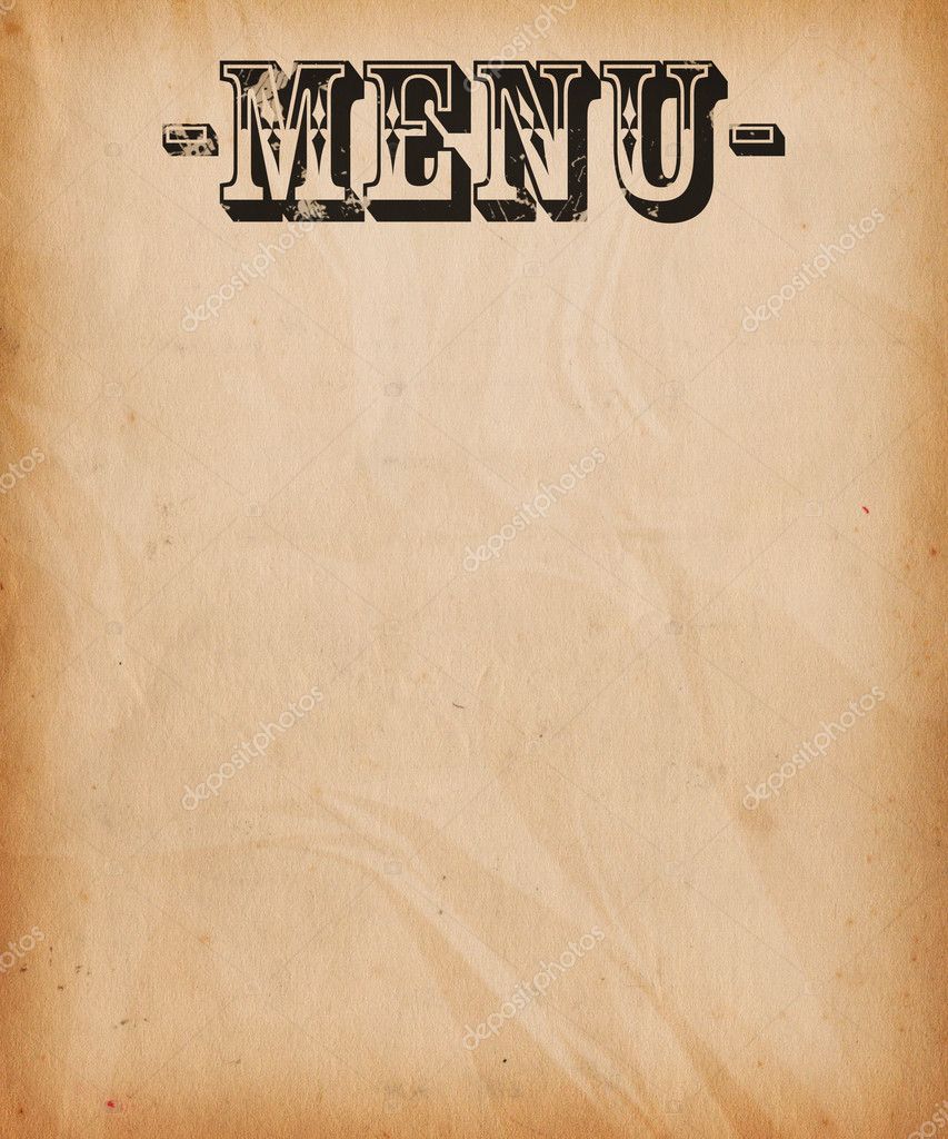 Vintage Menu Background Stock Photo by ©BackgroundStor 11019567