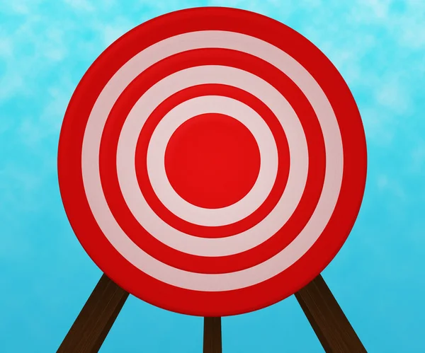 Red Target Background — Stock Photo, Image