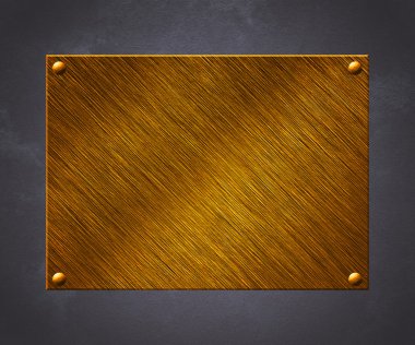 Golden Plate Background clipart