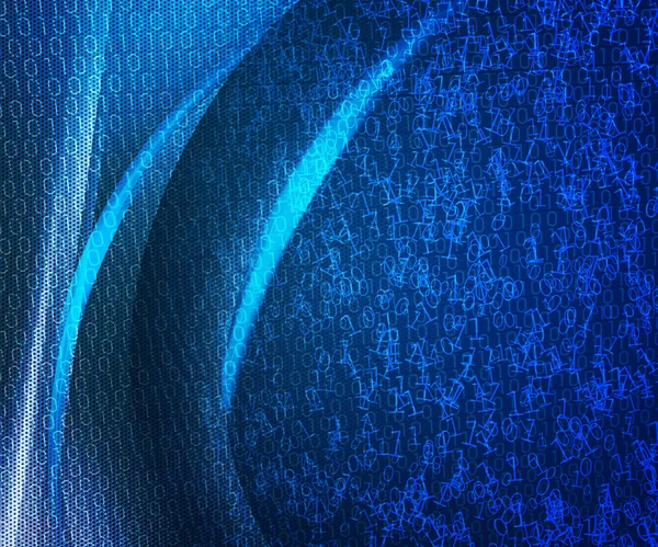 Blue Digital Abstract Background — Stock Photo, Image
