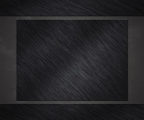 Σκούρο μεταλλική πλάκα — Φωτογραφία Αρχείου