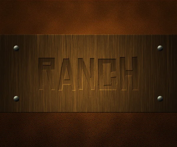 Ranch houten plank — Stockfoto