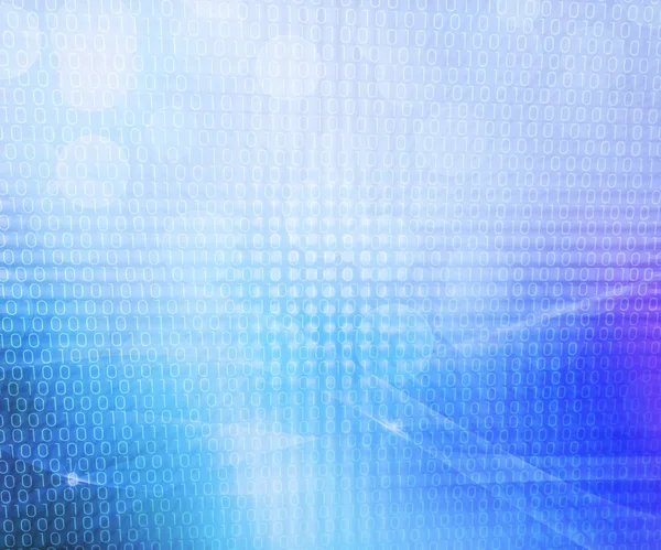Binärer blauer abstrakter Hintergrund — Stockfoto