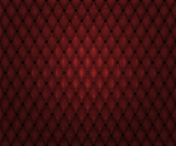 Rote gesteppte Ledertextur — Stockfoto