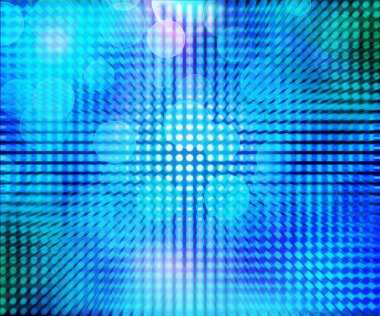 Blue LED Abstract clipart