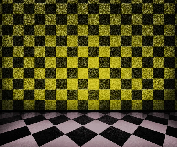 Schackbräde interiör bakgrund — Stockfoto