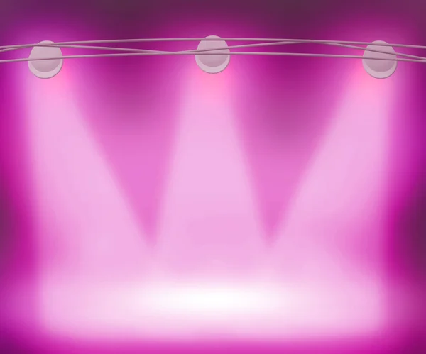 Фиолетовые прожекторы — стоковое фото