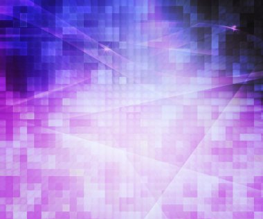 Violet Pixels Abstract Background clipart