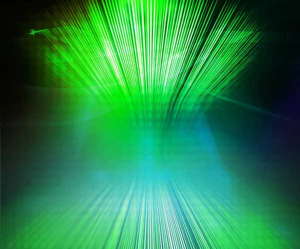 Gröna abstrakta linjer bakgrund — Stockfoto