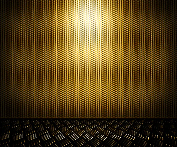Meta Goldenl Interior Background — Stock Photo, Image