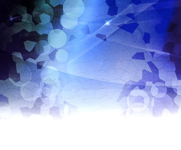 Blauwe biologische abstracte achtergrond — Stockfoto