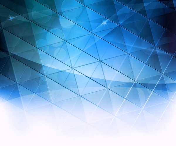 青い正方形抽象的な背景 — ストック写真