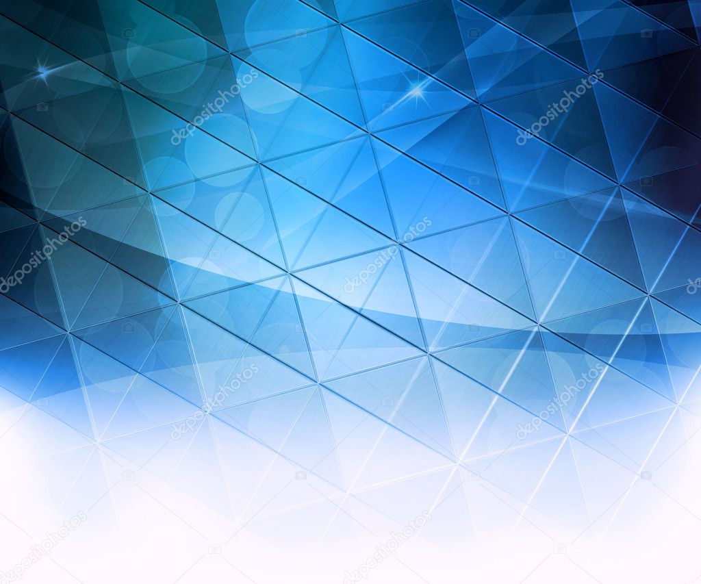 Blue Squares Abstract Background