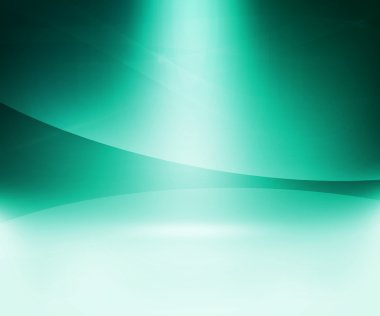 Teal Glow Abstract Background clipart