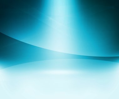 Blue Glow Abstract Background clipart