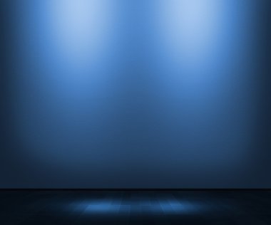 Blue Empty Interior Background clipart