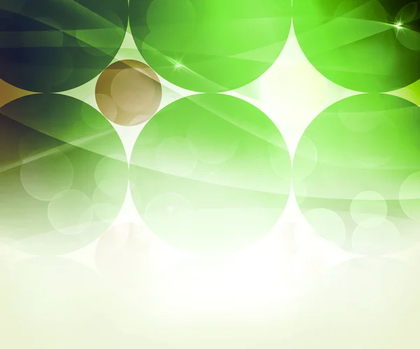 Groene abstracte cirkel achtergrond — Stockfoto