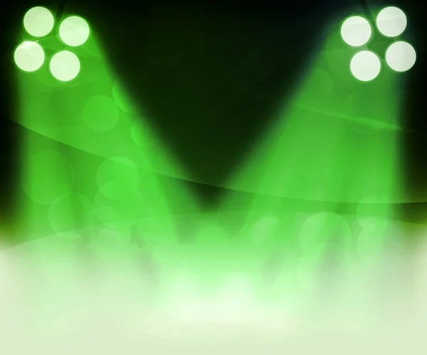 Green Spotlight Background — Stock Photo, Image