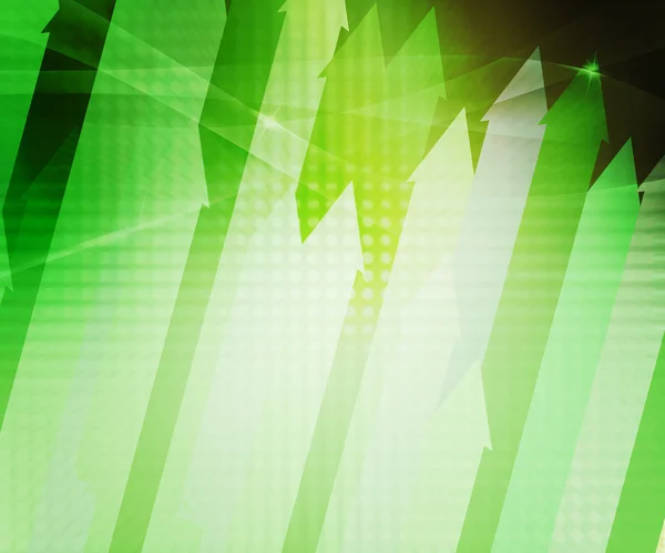 Groene pijlen abstracte achtergrond — Stockfoto