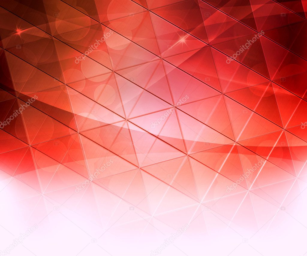 Red Squares Abstract Background