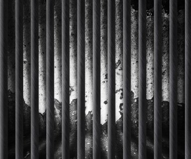 Dark Prison Cell Background clipart