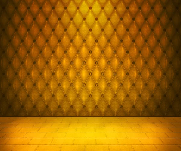 Złota luksusowe wnętrze — Zdjęcie stockowe