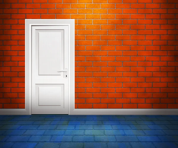 Drzwi w mur — Zdjęcie stockowe