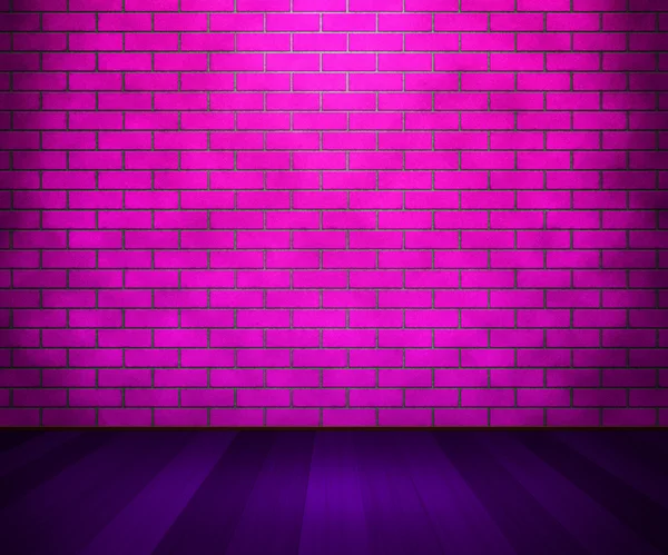 粉红色砖墙 — 图库照片