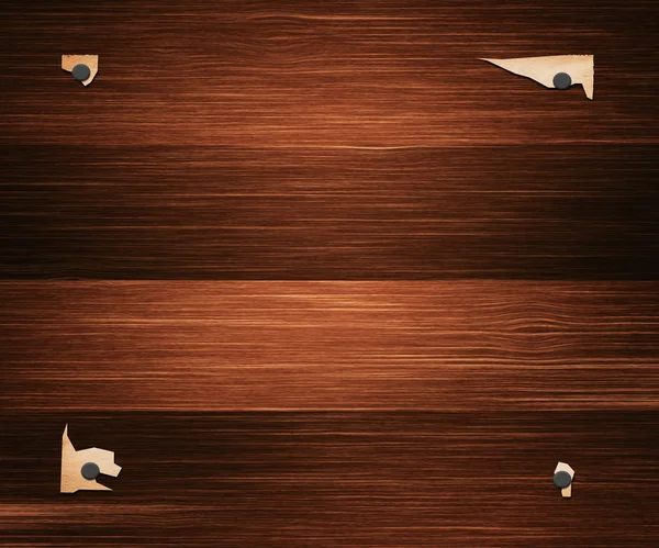 Papel colhido na parede de madeira — Fotografia de Stock
