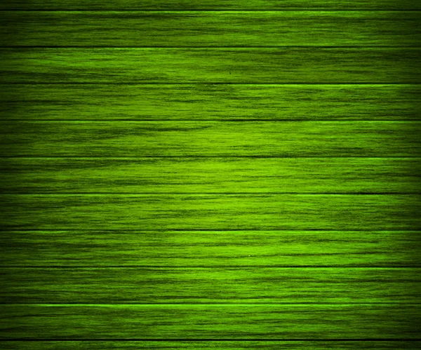 Green Painted Boards — Stockfoto