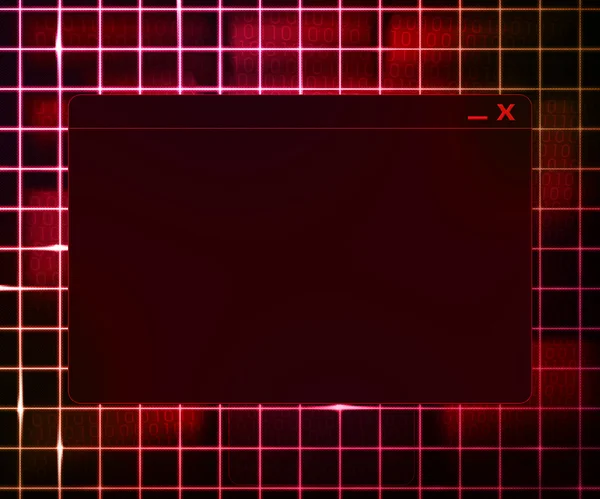 Червоний вікно технології концепція фону — стокове фото