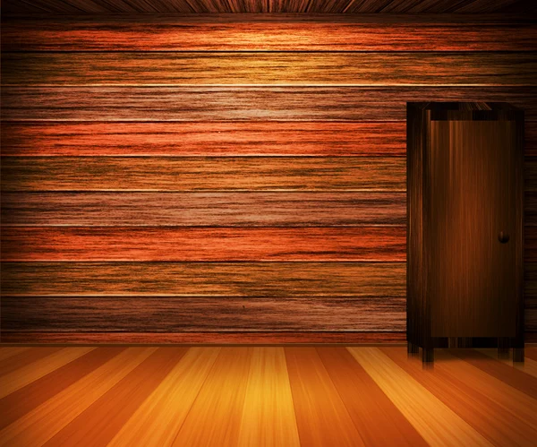 Wooden Interior Background — Stock Photo, Image