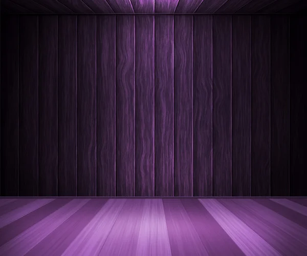 Violet Wooden Interior Background — Stock Photo, Image