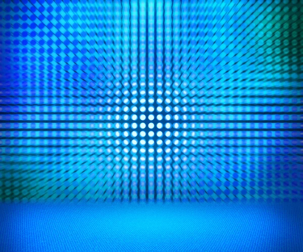 青い led の部屋 — ストック写真