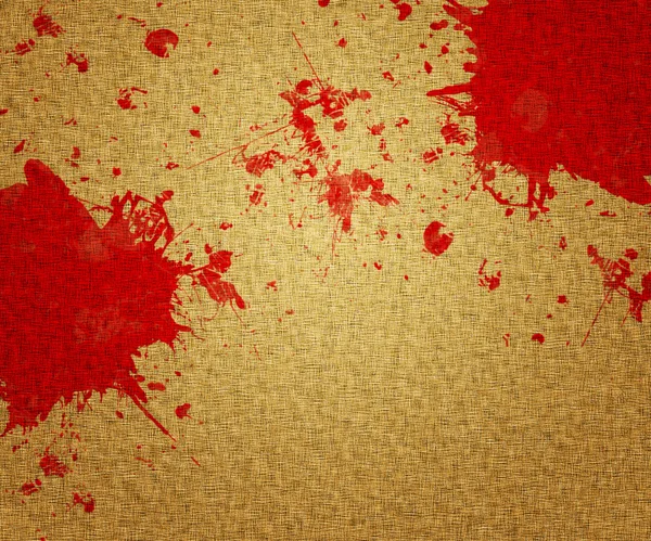 Кровь на холсте — стоковое фото