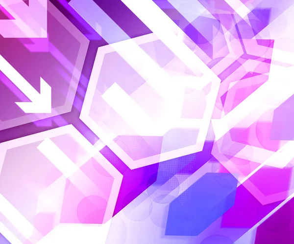 Violett business bakgrund hexagon — Stockfoto