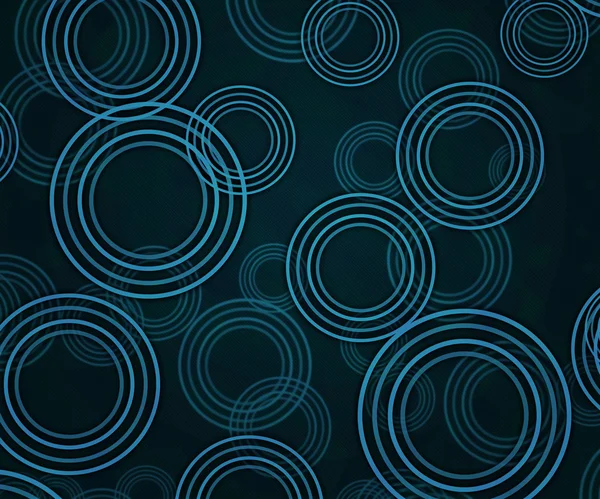Blue Abstract Circles Arrière-plan — Photo
