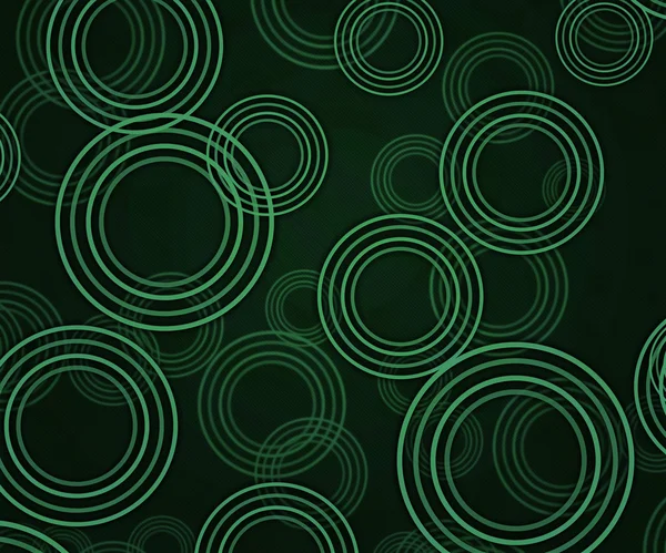 Pozadí zelená abstraktní kruhy — Stock fotografie
