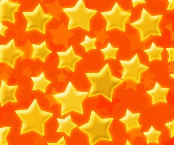 Abstraktní hvězdičky oranžové pozadí — Stock fotografie