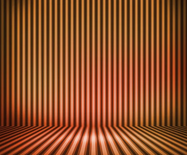 Orange gestreifter Hintergrund Show Room — Stockfoto