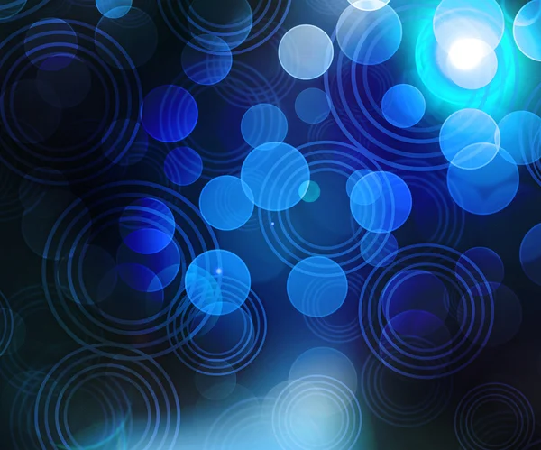 Círculos abstratos azuis fundo — Fotografia de Stock