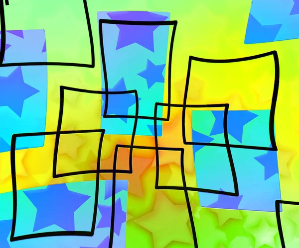 Art Abstract Stars Background — Stock Photo, Image