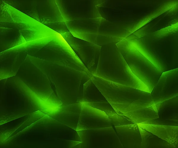 Textura de cristal esmeralda — Fotografia de Stock