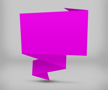 Pink Origami Background clipart