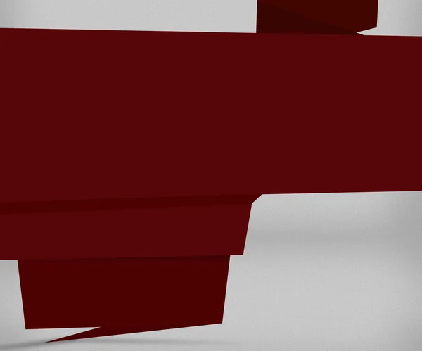 Dark Red Origami Background — Stock Photo, Image