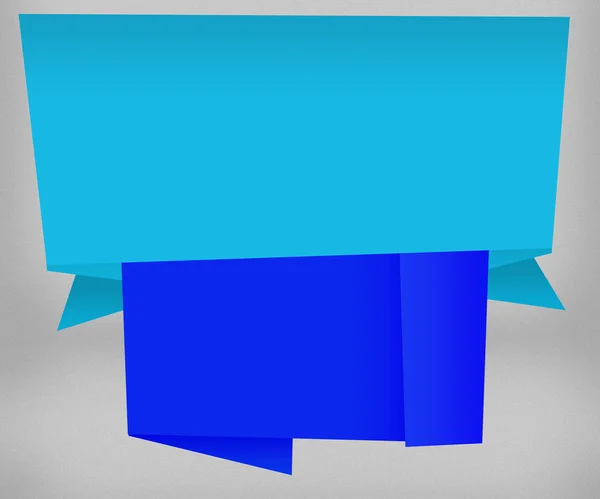 Großer blauer Origami-Hintergrund — Stockfoto