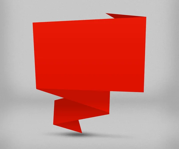 Fondo rojo de origami —  Fotos de Stock